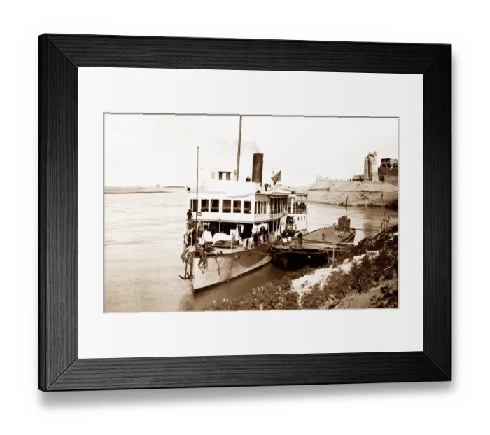 Framed Print : Rameses the Great steamer, River Nile, Egypt Framed Print : Rameses the Great steamer, River Nile, Egypt