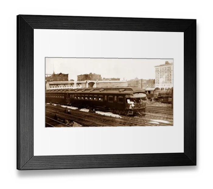 Framed Print : Railway Station Yard, New York, USA Framed Print : Railway Station Yard, New York, USA