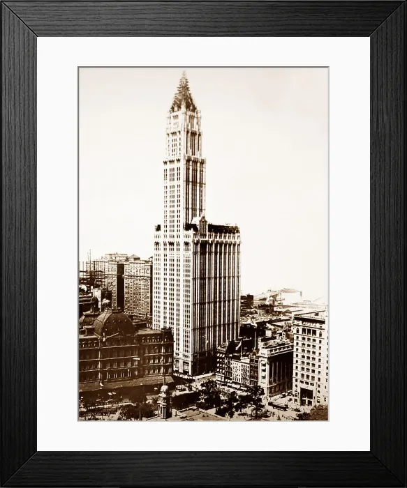 Framed Print : Woolworth Building, New York, USA Framed Print : Woolworth Building, New York, USA