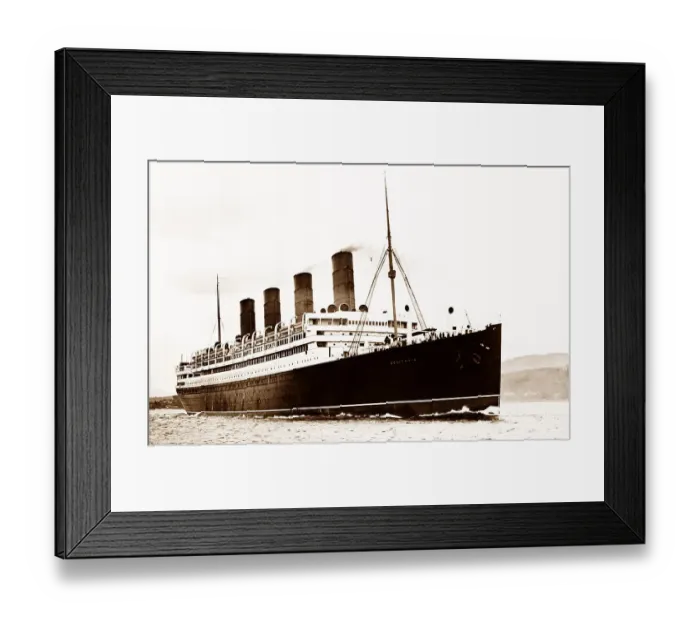 Framed Print : Transatlantic Cunard liner RMS Aquitania Framed Print : Transatlantic Cunard liner RMS Aquitania