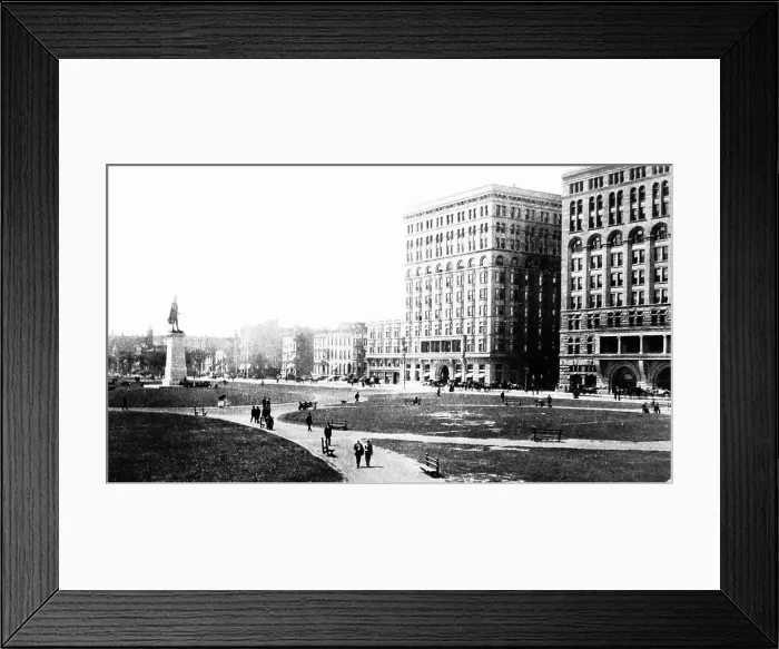 Framed Print : Chicago, USA, early 1900s Framed Print : Chicago, USA, early 1900s
