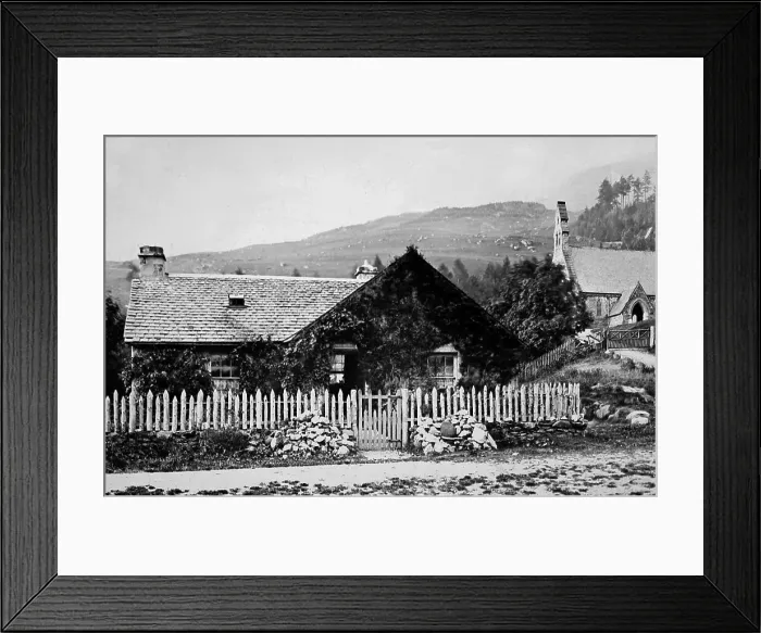 Framed Print : Balquhidder Post Office, Victorian period Framed Print : Balquhidder Post Office, Victorian period