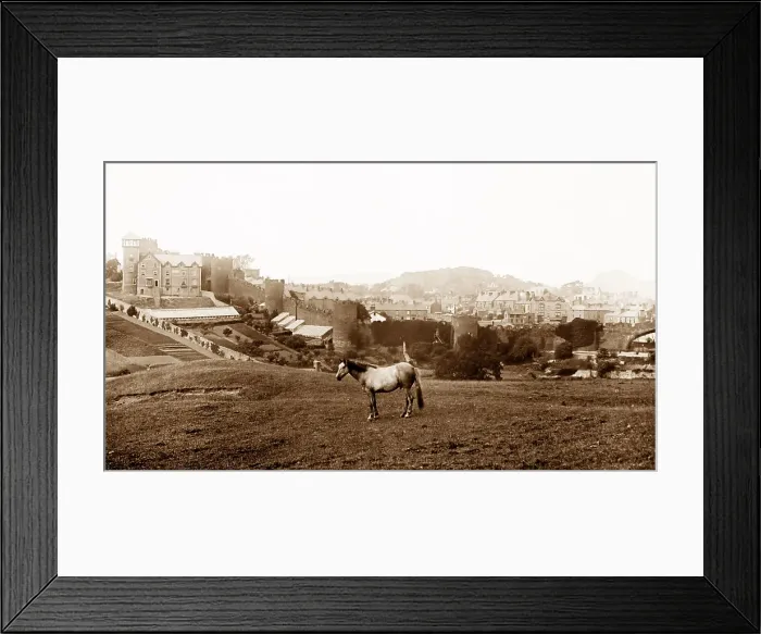 Framed Print : Conwy and Castle, Wales, early 1900s Framed Print : Conwy and Castle, Wales, early 1900s