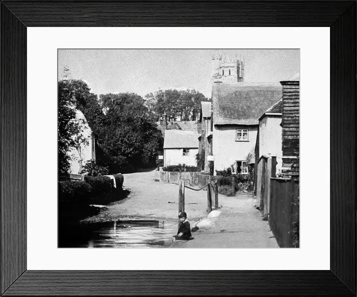 Framed Print : Carisbrooke, Isle of Wight, Victorian period Framed Print : Carisbrooke, Isle of Wight, Victorian period