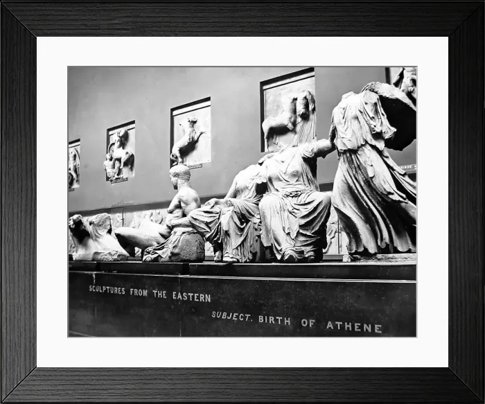 Framed Print : The Elgin Marbles, British Museum, Victorian period Framed Print : The Elgin Marbles, British Museum, Victorian period