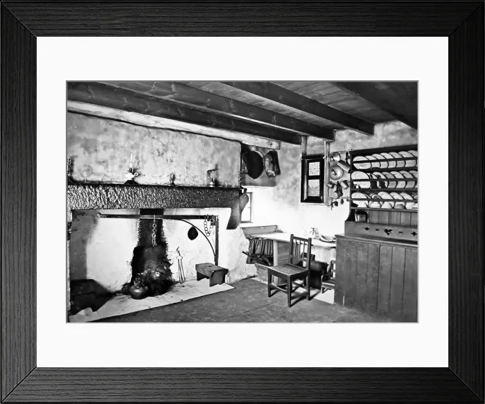 Framed Print : A cottage kitchen in the Highlands of Scotland Framed Print : A cottage kitchen in the Highlands of Scotland