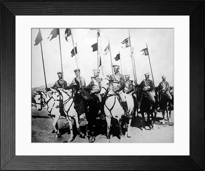 Framed Print : German Cavalry Uhlans during WW1 Framed Print : German Cavalry Uhlans during WW1