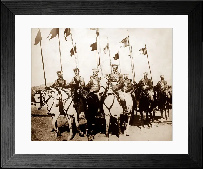 Framed Print : German Cavalry Uhlans, WW1 Framed Print : German Cavalry Uhlans, WW1