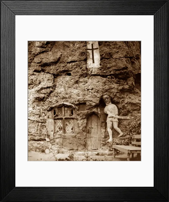 Framed Print : St. Robert's Chapel, Knaresborough, Victorian period Framed Print : St. Robert's Chapel, Knaresborough, Victorian period