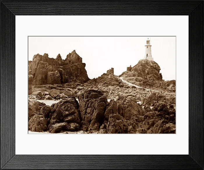 Framed Print : Corbiere Lighthouse, Jersey Framed Print : Corbiere Lighthouse, Jersey
