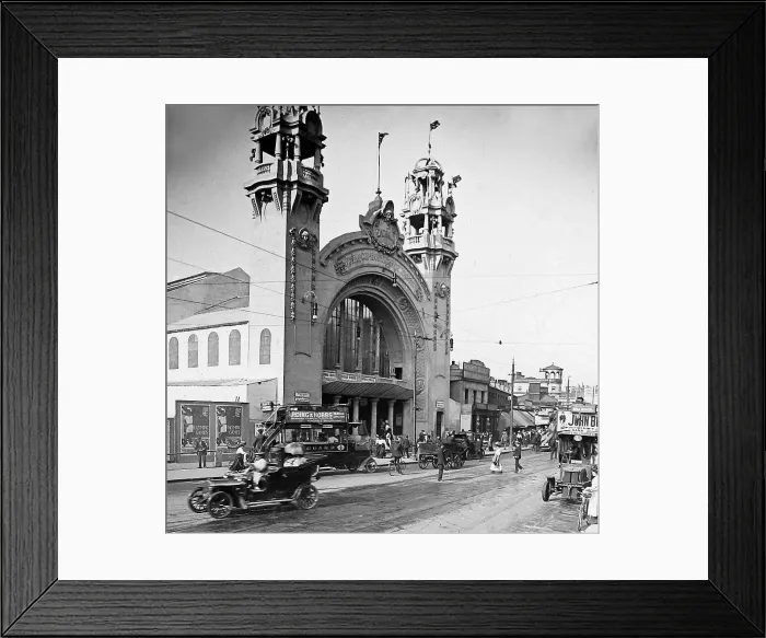 Framed Print : Main entrance, The Franco-British Exhibition Framed Print : Main entrance, The Franco-British Exhibition