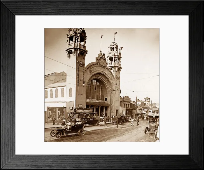 Framed Print : Main entrance, Franco British White City Exhibition Framed Print : Main entrance, Franco British White City Exhibition