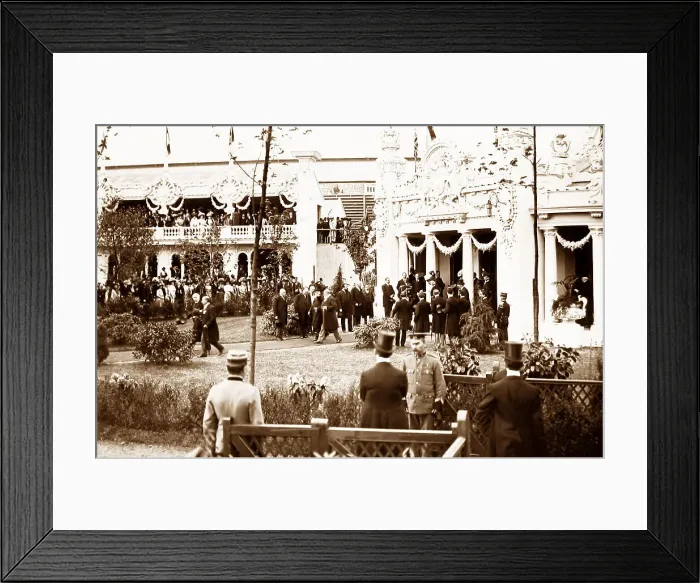 Framed Print : King Edward and President Fallieres, Franco British Framed Print : King Edward and President Fallieres, Franco British