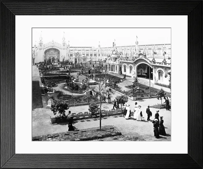 Framed Print : The Palace of British Industries, The Franco-British Framed Print : The Palace of British Industries, The Franco-British
