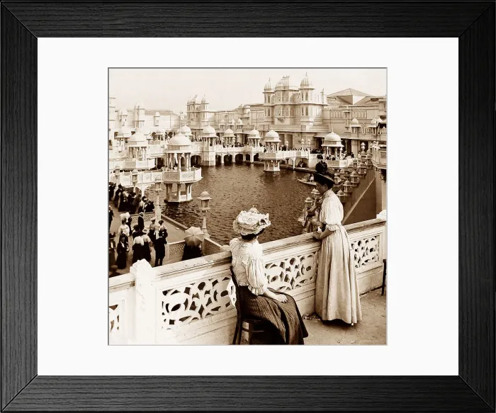 Framed Print : Court of Honour, Franco British White City Exhibition