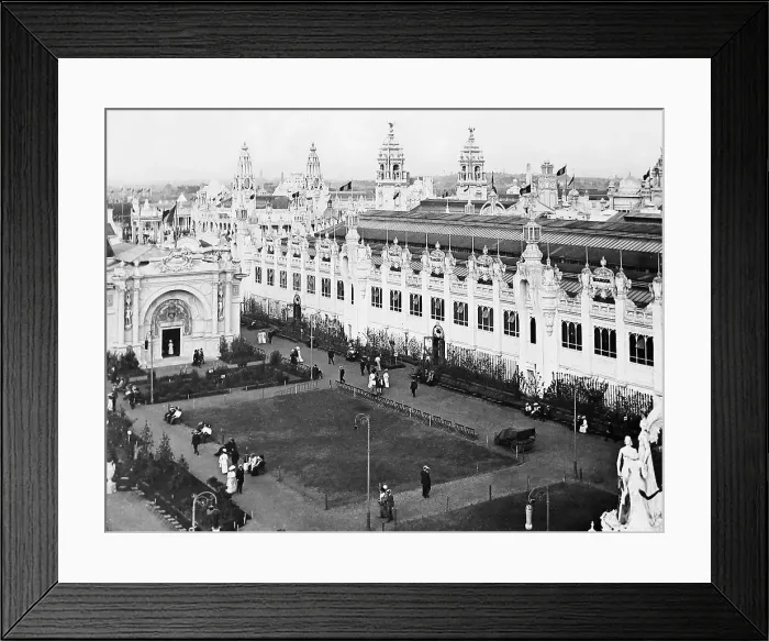 Framed Print : Palace of French Industries, The Franco-British Framed Print : Palace of French Industries, The Franco-British