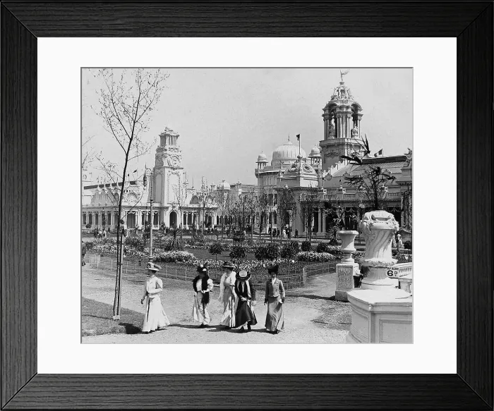 Framed Print : French Palace of Applied Arts, The Franco-British Framed Print : French Palace of Applied Arts, The Franco-British