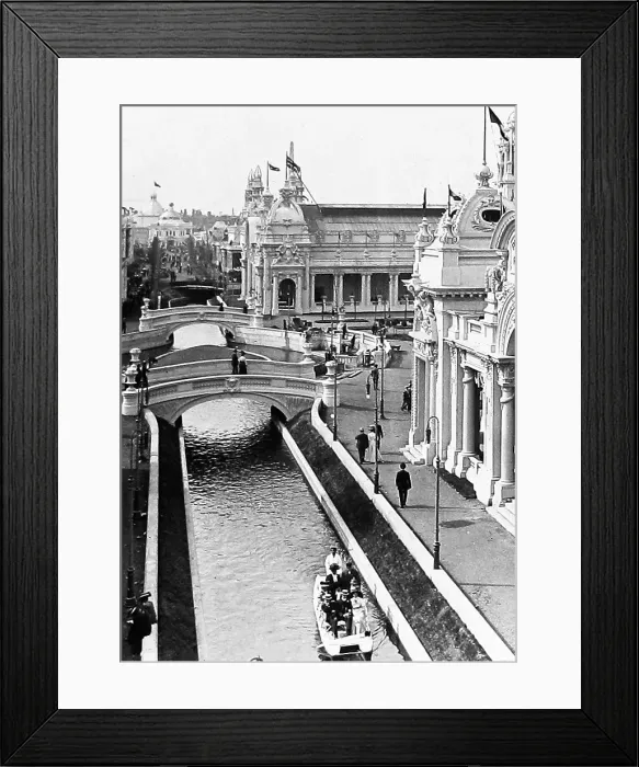 Framed Print : French Palace of Applied Arts, The Franco-British Framed Print : French Palace of Applied Arts, The Franco-British