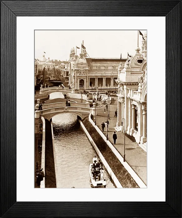 Framed Print : Palace of Applied Arts, Franco British White City Framed Print : Palace of Applied Arts, Franco British White City