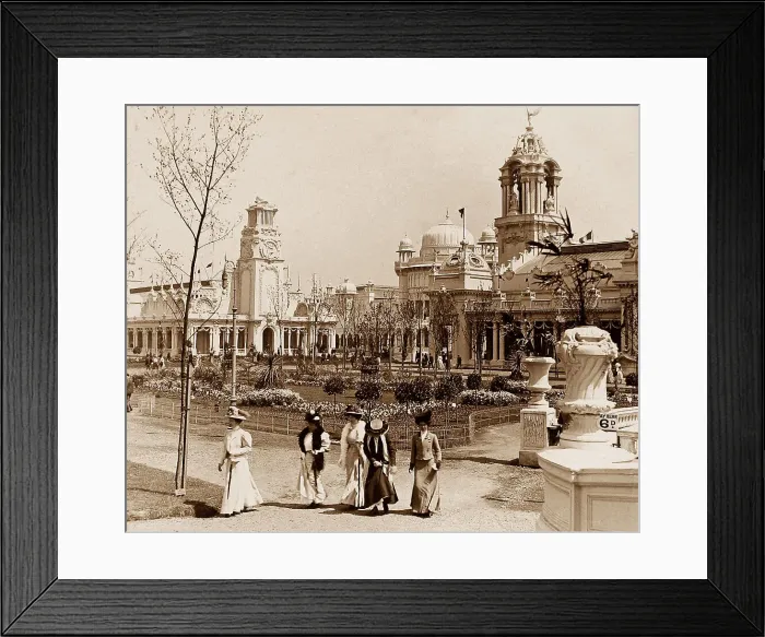 Framed Print : Franco British White City Exhibition in London in 1908 Framed Print : Franco British White City Exhibition in London in 1908