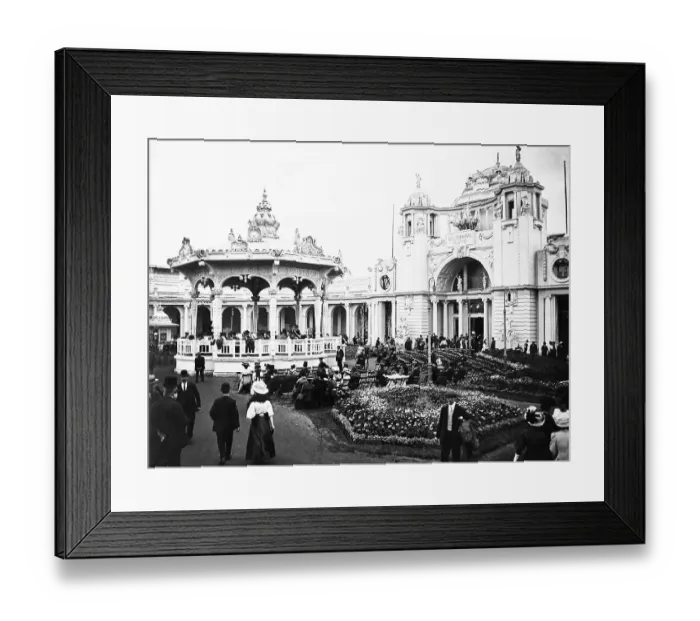 Framed Print : The Palace of Decorative Art, The Franco-British Framed Print : The Palace of Decorative Art, The Franco-British