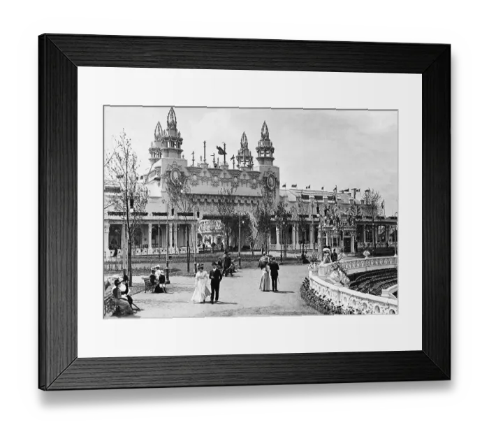 Framed Print : The Franc-British Pavilion, The Franco-British Framed Print : The Franc-British Pavilion, The Franco-British