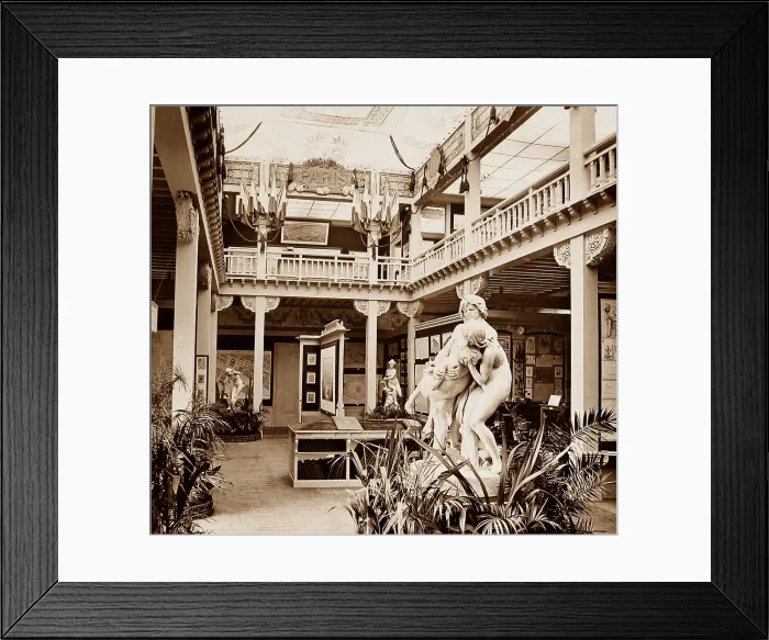 Framed Print : Paris Municipal Pavilion, Franco British White Framed Print : Paris Municipal Pavilion, Franco British White