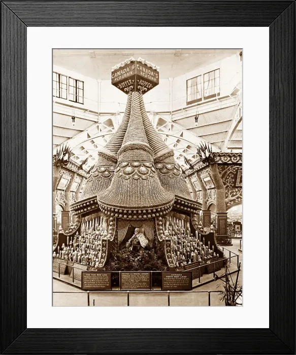 Framed Print : Canadian Palace Wheat Trophy, Franco British White Framed Print : Canadian Palace Wheat Trophy, Franco British White