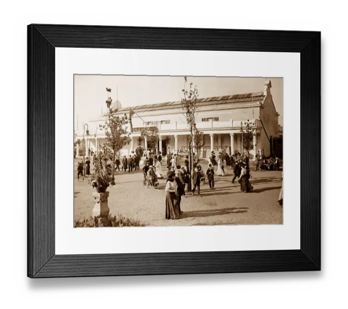 Framed Print : New Zealand Pavilion, Franco British White City Framed Print : New Zealand Pavilion, Franco British White City