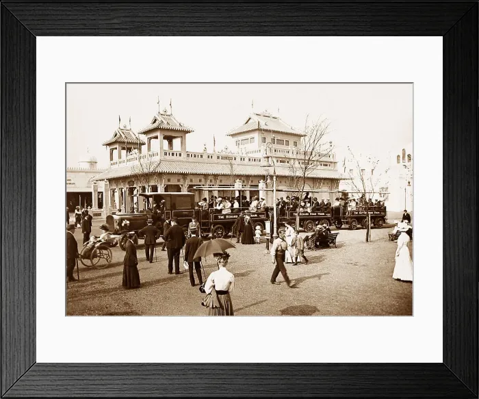 Framed Print : Renard Road Train, Franco British White City Exhibition Framed Print : Renard Road Train, Franco British White City Exhibition