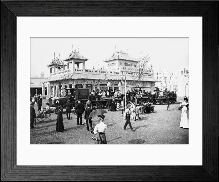 Framed Print : The Renard Road Train, The Franco-British Exhibition Framed Print : The Renard Road Train, The Franco-British Exhibition