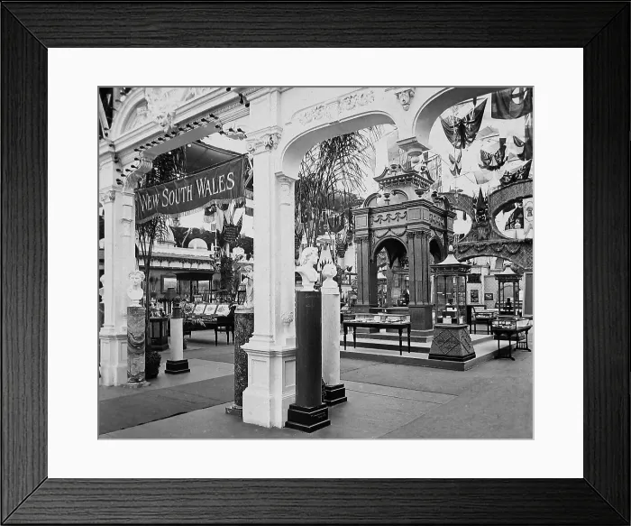 Framed Print : The New South Wales Court, The Franco-British Framed Print : The New South Wales Court, The Franco-British