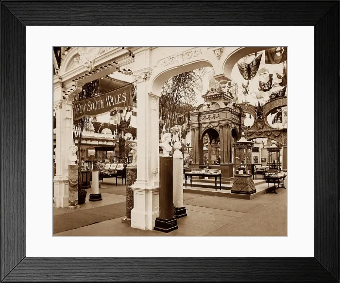 Framed Print : New South Wales Court, Franco British White City Framed Print : New South Wales Court, Franco British White City