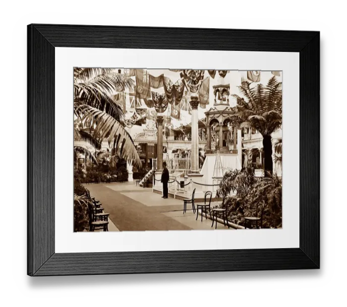 Framed Print : Queensland Court, Franco British White City Exhibition Framed Print : Queensland Court, Franco British White City Exhibition