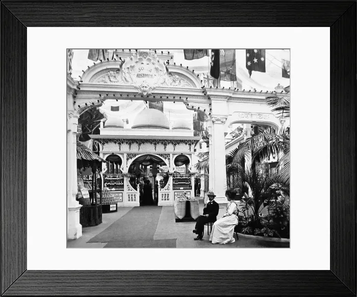 Framed Print : The South Australia Court, The Franco-British Framed Print : The South Australia Court, The Franco-British