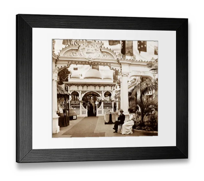 Framed Print : South Australia Court, Franco British White City Framed Print : South Australia Court, Franco British White City