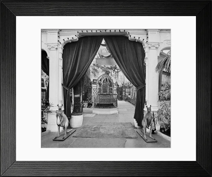 Framed Print : The Western Australia Court, The Franco-British Framed Print : The Western Australia Court, The Franco-British