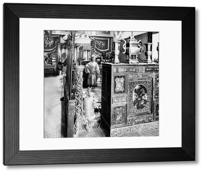 Framed Print : The Indo-Chinese Pavilion, The Franco-British Framed Print : The Indo-Chinese Pavilion, The Franco-British