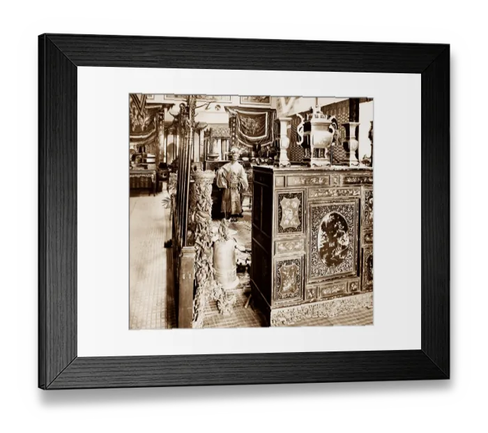 Framed Print : Indo Chinese Pavilion, Franco British White City Framed Print : Indo Chinese Pavilion, Franco British White City
