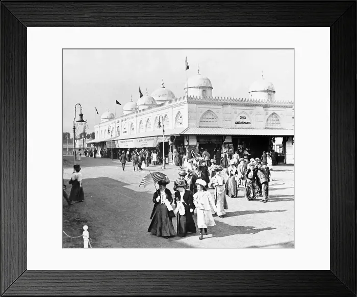 Framed Print : The French Colonial Palace, The Franco-British Framed Print : The French Colonial Palace, The Franco-British
