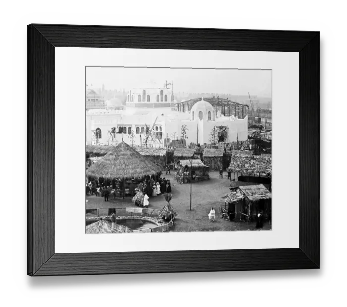 Framed Print : The Senagalese Village, The Franco-British Exhibition Framed Print : The Senagalese Village, The Franco-British Exhibition