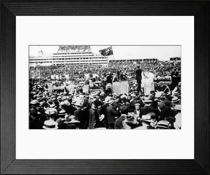 Framed Print : Derby Day, Epsom Downs, Victorian period Framed Print : Derby Day, Epsom Downs, Victorian period