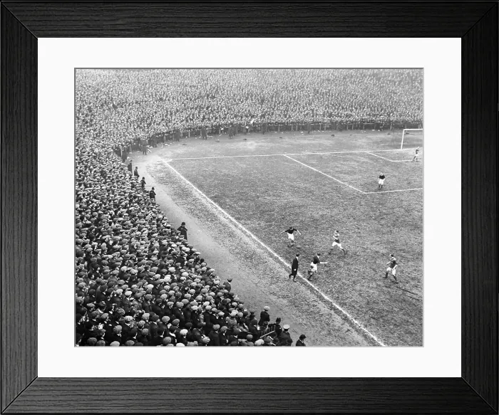 Framed Print : Crowd at a football match Framed Print : Crowd at a football match