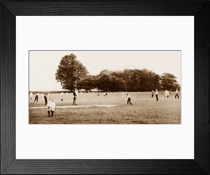 Framed Print : Village cricket match Framed Print : Village cricket match