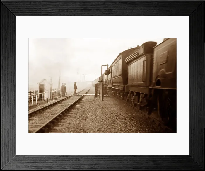 Framed Print : Railway mail bag pick up Framed Print : Railway mail bag pick up