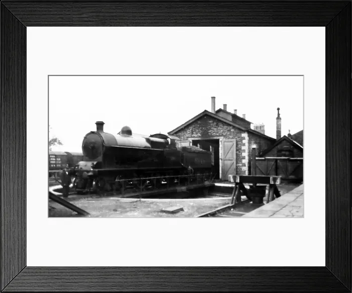 Framed Print : Windermere railway engine shed and turntable Framed Print : Windermere railway engine shed and turntable