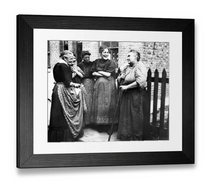 Framed Print : Women chatting Framed Print : Women chatting