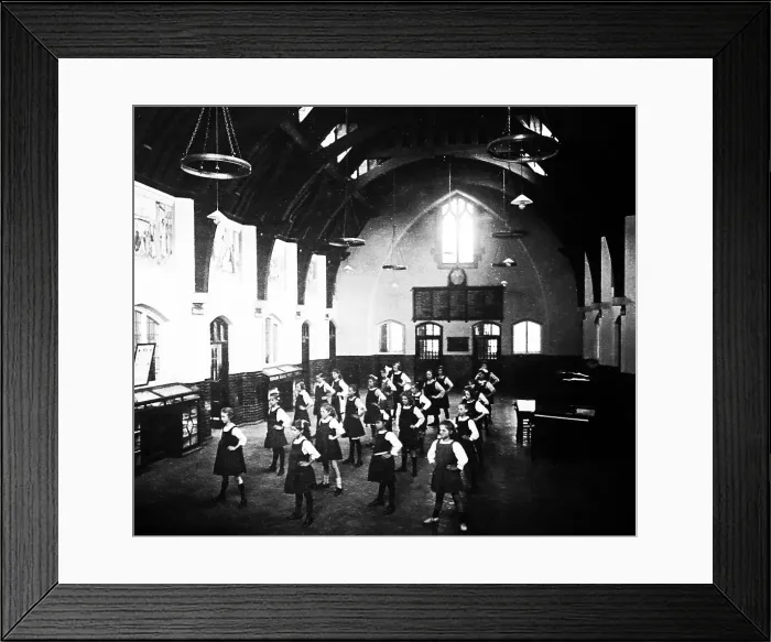 Framed Print : Keep fit gymnastics, Bournville village Framed Print : Keep fit gymnastics, Bournville village