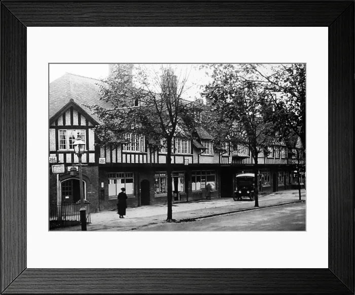 Framed Print : Village shop and post office, Bournville village Framed Print : Village shop and post office, Bournville village