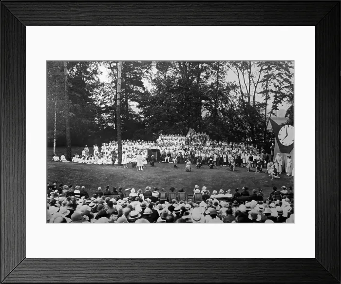 Framed Print : Village Fete Play Pageant, Bournville village Framed Print : Village Fete Play Pageant, Bournville village